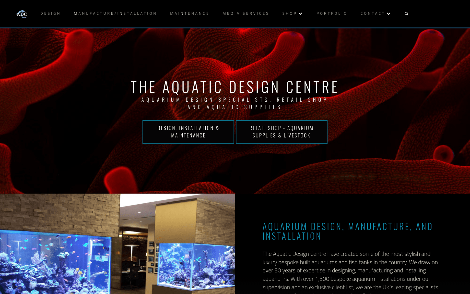Aquatic Design Centre | Aquarium Installation